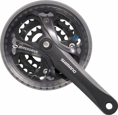 Zdjęcie produktu dla Korby i tarcze SHIMANO - ACERA M361 170mm 48/38/28 - Czarny