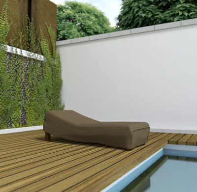 Produktbild von Schutzhülle aus Polyester für Liegestühle - 200 x 80 x 40 cm - 90 g/m2