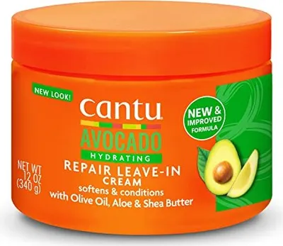 Produktbild von Cantu Avocado Hydrating Repair Leave-In Cream Conditoner ohne Spülung mit Hydratationswirkung 340 g