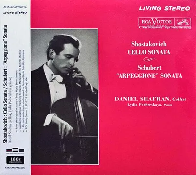 Produktbild von Daniel Shafran - Shostakovich: Cello Sonata/ Schubert: Arpeggione Sonata (200g)