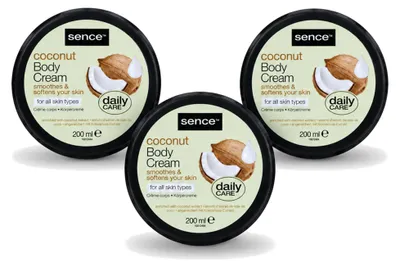 Produktbild von 3 x Sence Coconut Bodycrème - Pflegend - 200 ml - Vorteilspackung - 3 Stücke