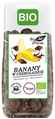 BANANY W SUROWEJ CZEKOLADZIE BIO 100 g - BIO PLANET