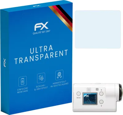Produktbild von atFoliX FX-Clear 3x Schutzfolie kompatibel mit Sony FDR-X3000R Displayschutzfolie