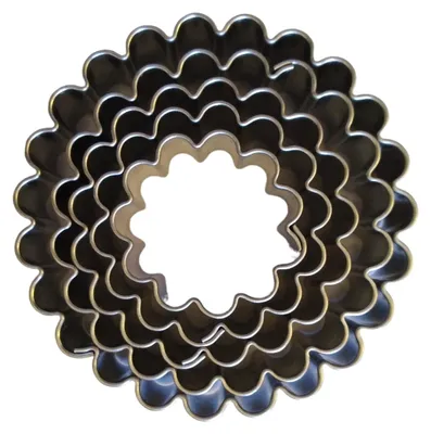 Productafbeelding van Set van 5 uitsteekvormen, rond, diameter 16 - 50 mm