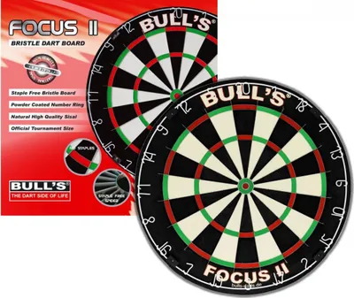 Produktbild von Bull's Focus II Bristle Board Wettkampf - Dartscheibe