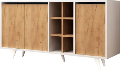 Produktbild von Skye Decor, Prava, Wohnzimmerschränke, Eiche, 140 x 86 x 40 cm