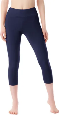 Produktbild von Merry Style Damen 3/4 Leggings aus Baumwolle MS10-430 (Marineblau, S)