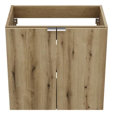 Image de Meuble sous-vasque à portes 60 cm - H 57 x L 60 x P 39 cm - Astral Oak