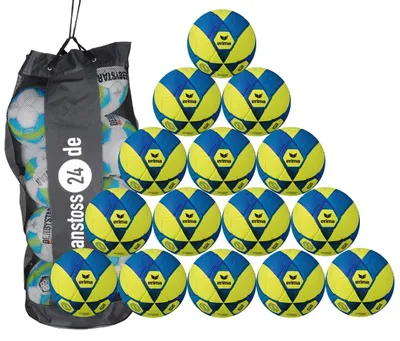 Produktbild von Ballset erima Hallenball - Hybrid Indoor v25 Trainingsball inkl. Ballsack 5 15 Bälle