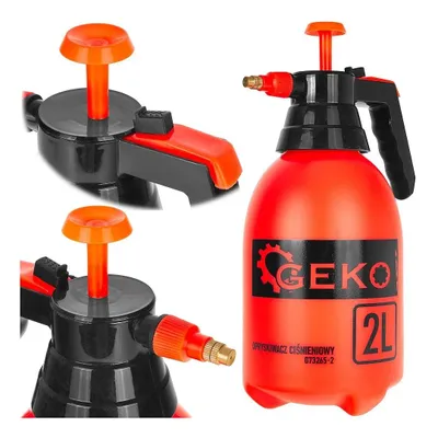 Produktbild von Handsprüher 2 L 1 Stück Kunststoff Orange Drucksprüher Pumpsprüher Gartensprüher Pflanzensprüher Sprühflasche Garten Haushalt