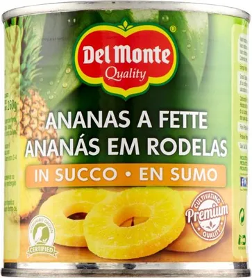 Produktbild von Ananas in Sirup a Fette in sciroppo 435g - Del Monte