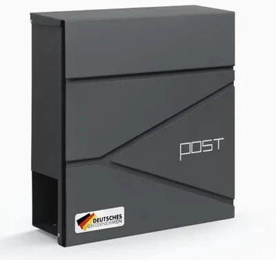 Image de Enveloppe anthracite avec compartiment à journaux – Verrouillable – Format C4