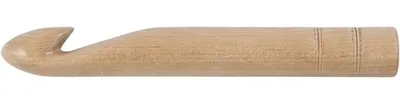 Imagen del producto de Aguja de crochet, número 30, longitud 23 cm, de madera de abedul, 1 unidad