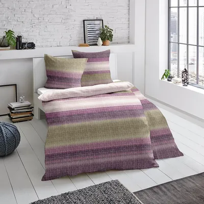 Produktbild von Traumschlaf Biber Bettwäsche Elverum 160x210 cm + 65x100 cm