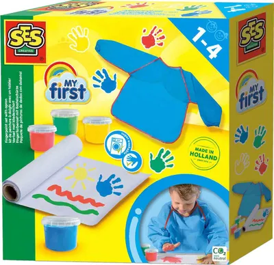 Image de SES My First - Set de peinture avec tablier
