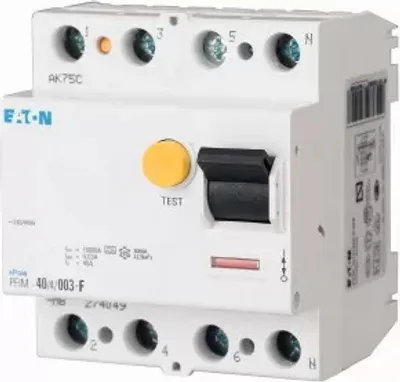 Produktbild von Eaton FI-Schalter, 40A, 4p, 300mA, Typ G/F 187360