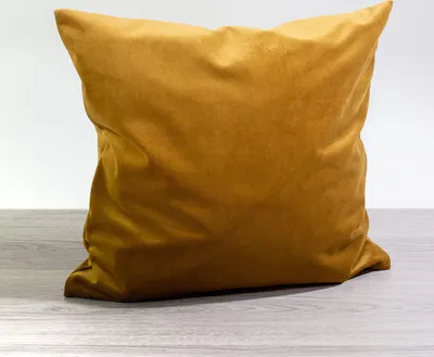 Produktbild von Kissen Deko von Lysel - gold Samtia 40x40 Polyester kissenbezug Dekokissen