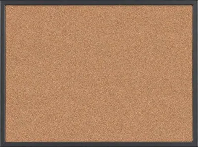 Productafbeelding van Famanu prikbord met zwarte MDF-omlijsting - 60 x 40 cm