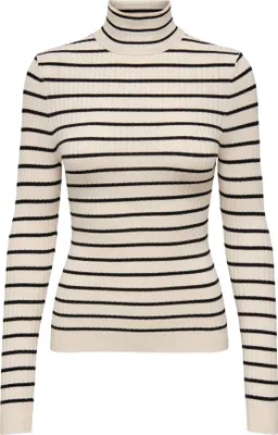 Produktbild von ONLY ONLY Damen Rollkragen Feinstrick Pullover Stretch Sweater Oberteil ONLKAROL Größe: XL