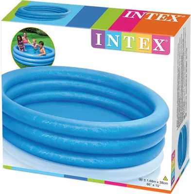Produktbild von INTEX 58446NP - Planschbecken - Crystalblue (168 x 41cm)