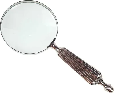 Produktbild von Leselupe Handlupe Vergrößerungsglas Glas vernickelt #39818