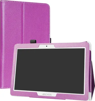 Produktbild von Tablet-Hülle Für Archos 101 Oxygen 4G Android Lila Mit Klappe Solid