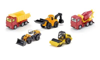 Produktbild von SIKU Big action set - Baumaschinen, 5 Autos