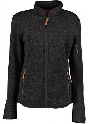 Produktbild von OS Trachten Detit Strickfleece Jacke Damen (Anthrazit) Größe 46