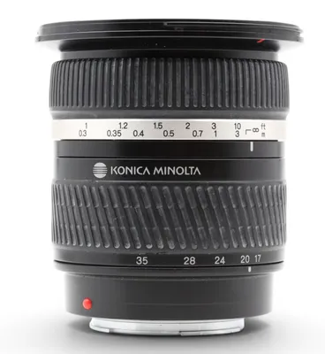 Produktbild von Konica-Minolta 17 - 35 mm / F 2,8 - 4,0 D Super-Wide-Zoom fÃ1/4r Sony alpha / Konica-Minolta Spiegelreflexkameras, F2,8 (W) - F4 (T), Vollformatsensor, Autofokus, 77 mm Filterdurchmesser
