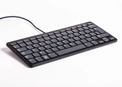 Obrázek produktu pro Oficiální klávesnice Raspberry Pi, rozložení FR, včetně 3portového USB hubu, černá/šedá