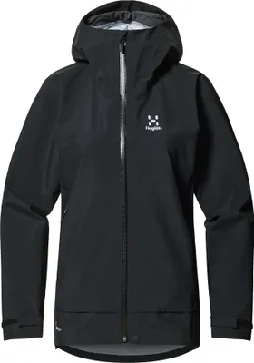 Produktbild von Haglöfs Front Proof Jacket Damen Regenjacke schwarz XL