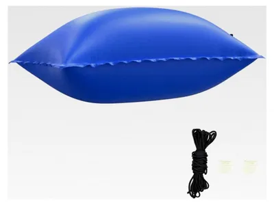 Produktbild von Winter Poolkissen Blau 380 x 180 x 140 cm PVC, Robustes, rechteckiges Poolkissen, UV-beständig, ideale Winterhilfe, aufblasbar