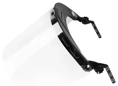 Ersatzvisier aus Polycarbonat, transparent, für Forsthelme