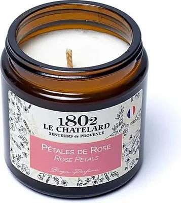 Image de Le Chatelard 1802 Bougie Parfumée Pétales de Rose - 80g