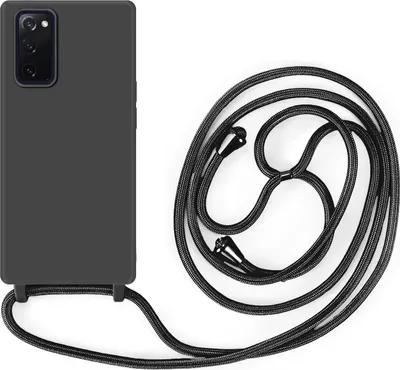 Produktbild von Handykette für Samsung Galaxy S20 FE Hanyhülle mit Band Hülle mit Kodel Smartphone Halskette in Schwarz
