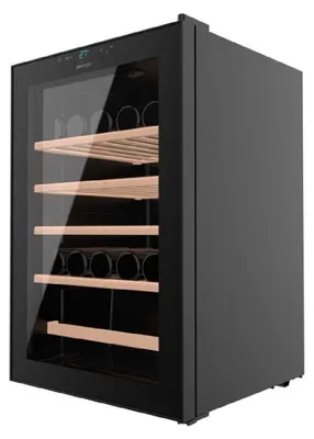 Produktbild von Cecotec Bolero GrandSommelier 4850, Weinkühler mit Kompressor, Integriert, 48 Flasche(n), G, Innenbeleuchtung, Schwarz