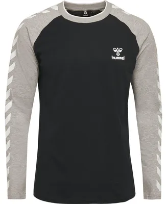 Image de Hummel Hmlmark T-Shirt L/S - black, Taille:S