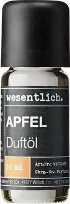 Produktbild von Duftöl Apfel 10ml von wesentlich.