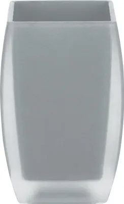 Image de Spirella Gobelet pour brosse à dents Porte-brosse à dents Freddo 15 x 7 x 7 cm Gris