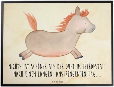 Produktbild von Mr. & Mrs. Panda Schreibunterlage Pferd Springen - Vintage - Geschenk, schreibtischmatte, Pony, malunterlage, schreibtischunterlagen, Stall, Reiten, Pferde, Bauernhof