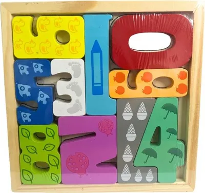 Zdjęcie produktu dla Puzzle Drewniane Cyferki 223 06867