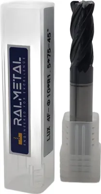 Produktbild von Vollhartmetall-Radiusfräser Fi10 x R1,5 x 75 mm - 45 HRC