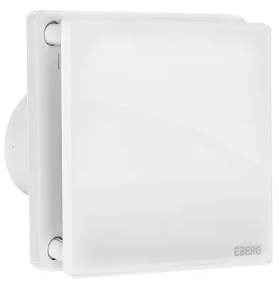 Zdjęcie produktu dla EBERG EVO 100 HT Wentylator Łazienkowy 100 mm Higrostat Timer Biały