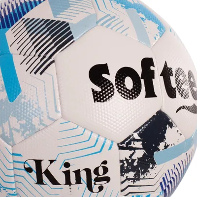 Image de Ballon de Football Softee King Blanco/Azul - 5