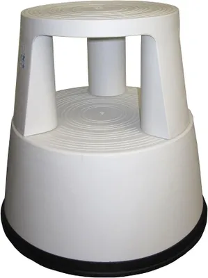 Produktbild von 885-33 Rollhocker, Kunststoff mit 3 Rollen, lichtgrau