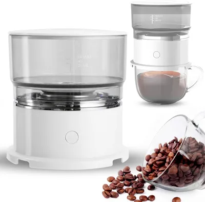 Produktbild von Pour Over-Kaffeefilter, 204 g, 1šC3 Tassen, wiederverwendbar, Pour Over-Kaffeemaschine, selbstaufbruehender Kaffeefilter fuer Camping, Geschaeftsreisen, Zuhause und Buero