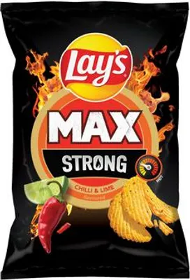 Zdjęcie produktu dla Lay's Max Strong Chilli&Lime 190g