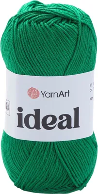 Produktbild von Yarn Art Ideal 227 Green Strickgarn