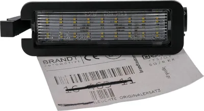 Produktbild von BRANDT Kennzeichenleuchte LED kompatibel mit Chrysler 300 II AB15 Pacifica / Voyager II RU Dodge Challenger III AB15 Charger VII LD AB15 Ram 1500 V DT 19-22 2500 3500 V HD AB20 Jeep Compass II MP 17-22