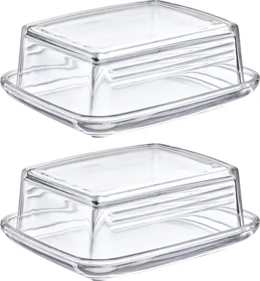 Produktbild von 2 Gläser Botervlootjes, Länge: 14,3 cm, transparent.